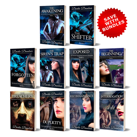 The Daemon Paranormal Romance Chronicles - Books 1 to 10 Covers